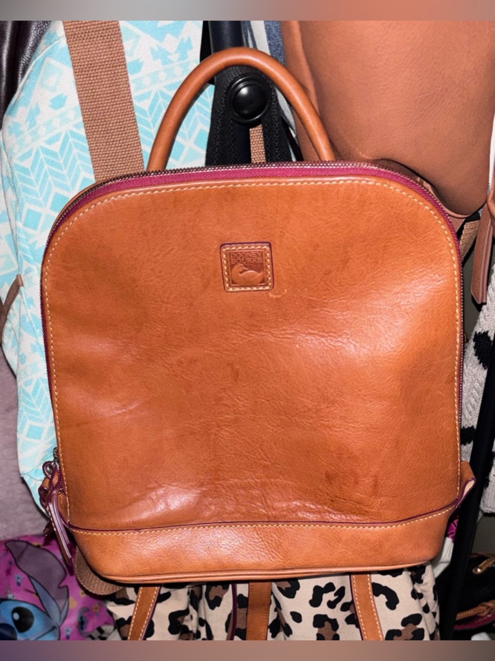 Dooney & Bourke Florentine Zip Pod Backpack - Picture 2 of 8